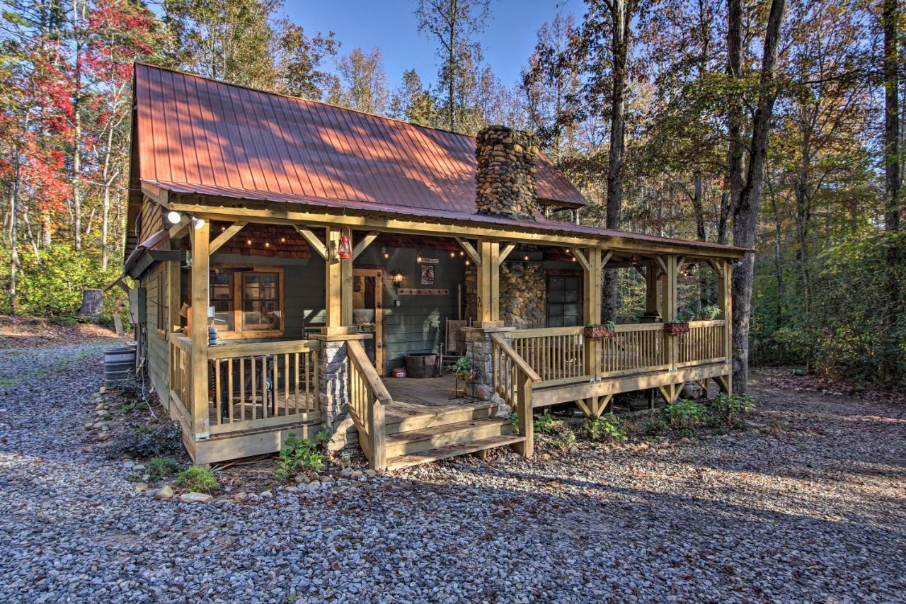 فيلا 5-Acre North Georgia Mountain Retreat With Creek! Sautee Nacoochee المظهر الخارجي الصورة