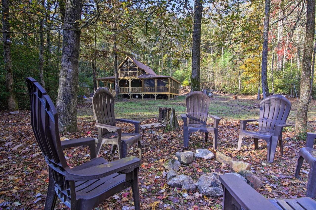فيلا 5-Acre North Georgia Mountain Retreat With Creek! Sautee Nacoochee المظهر الخارجي الصورة