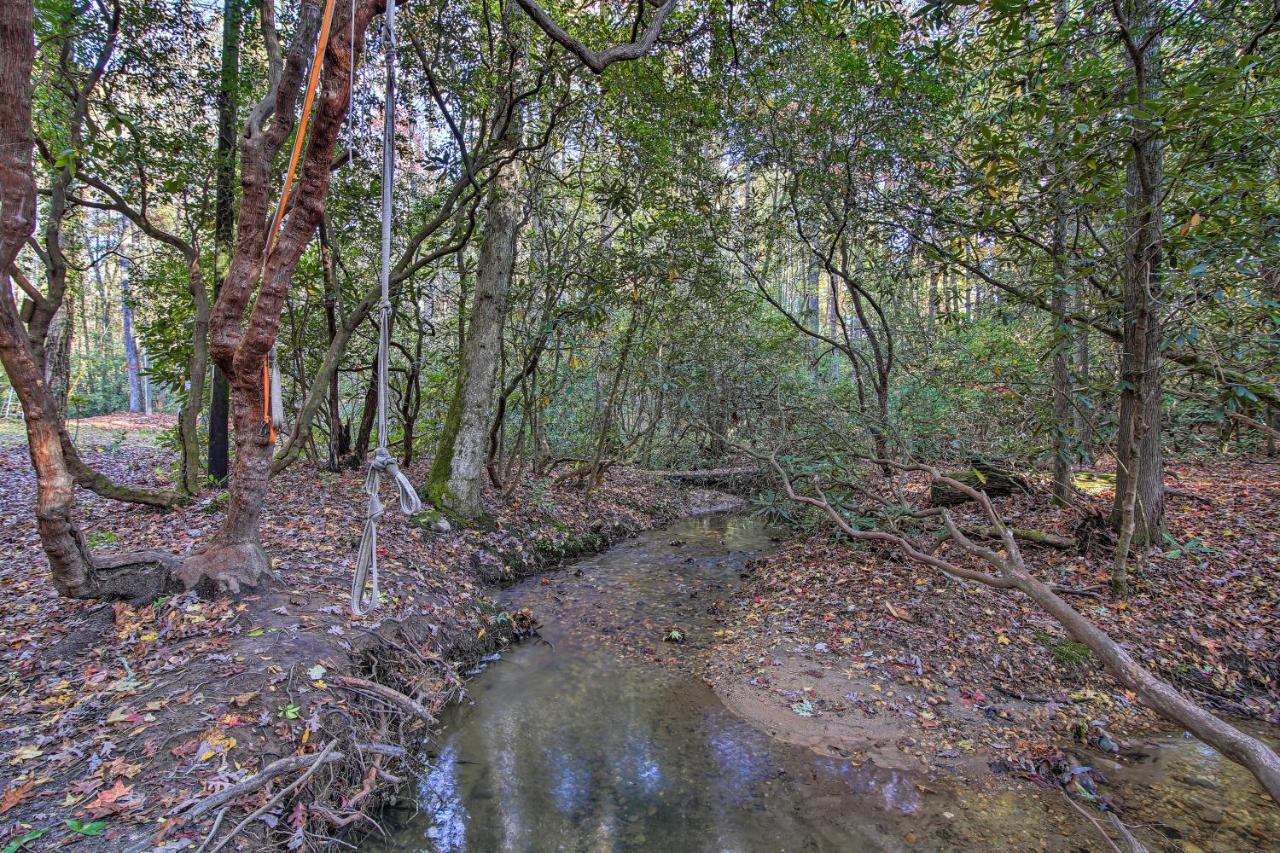 فيلا 5-Acre North Georgia Mountain Retreat With Creek! Sautee Nacoochee المظهر الخارجي الصورة